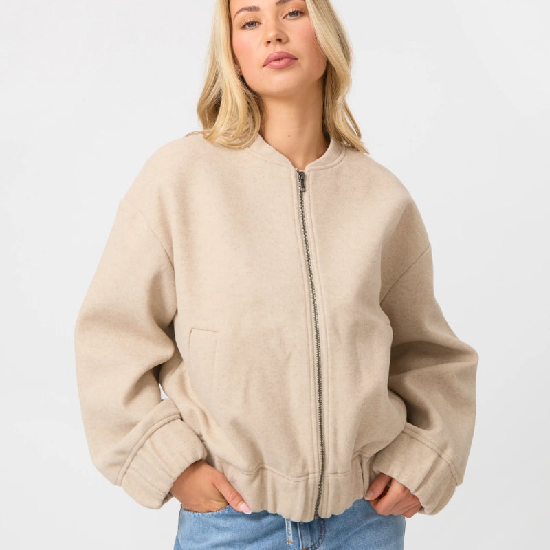 Stella + Gemma | Bomber Jacket - Oat