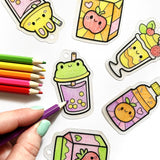 Tiger Tribe | Shrinkorama - Charm Bracelet - Kawaii Drinks