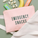 Emergency Snacks Pouch - Blush Pink