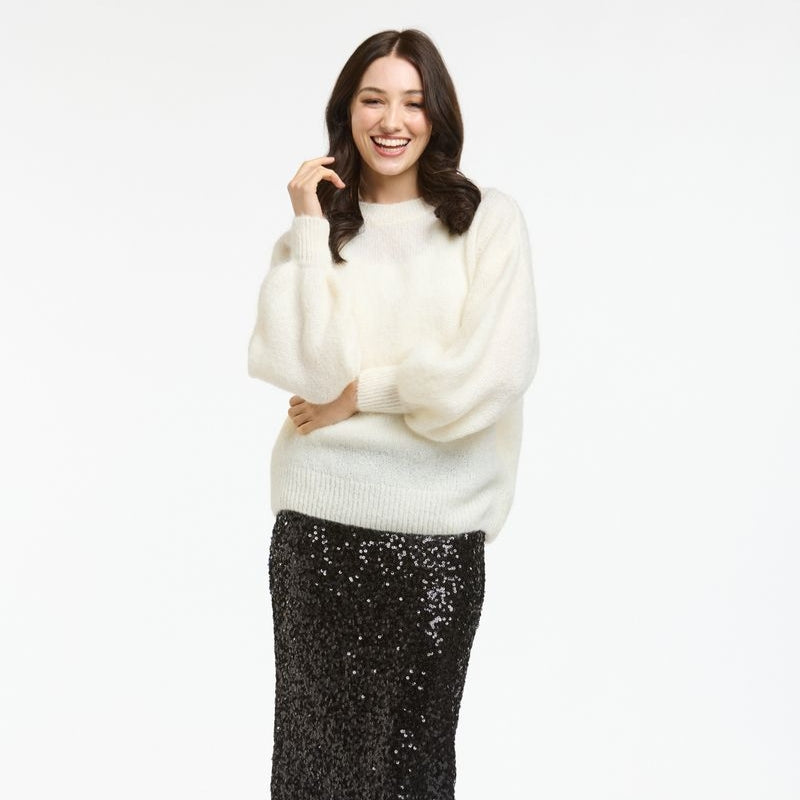 Italian Star | Iris Mohair Knit - Cream