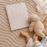 Fox & Fallow | Baby Book - Blue Check