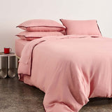 Hommey | Linen Pillowcase Pair - Rhubarb