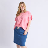 Elm | Rickety Skirt - Blue Denim Look