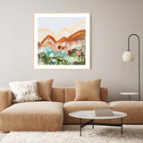 Bushland Framed Print 70x70cm