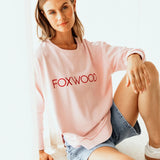 Foxwood | Simplified Metallic Crew - Pale Pink