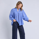 Elm | Montana Blouse - Cornflower