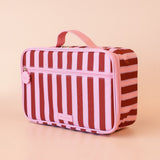 Fox & Fallow | Lunch Bag - Burgundy Stripe