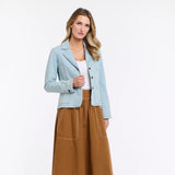 365 Days | Quinn Light Wash Denim Blazer