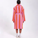 Hommey | Terry Robe - Sherbert Stripes
