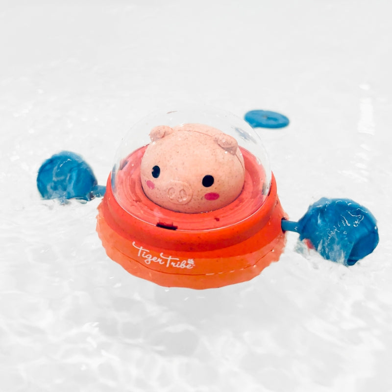 Tiger Tribe | Bath Paddle Ship - Space Piggy