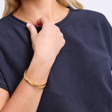 Elm | Coral Dust Waffle Knit - Navy