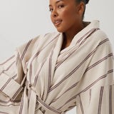 Hommey | Cotton/Ramie Robe - Cream