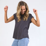 Foxwood | Manly Tee - Coal