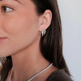 Zafino | Celeste Hoop - Silver