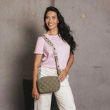 Black Caviar Designs | Melrose Quilted Raven Bag - Khaki