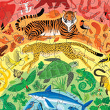Crocodile Creek | Rainbow Puzzle 100pc - Animals