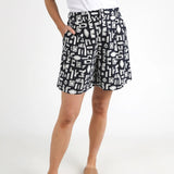 Foxwood | Etched Geo Short - Navy