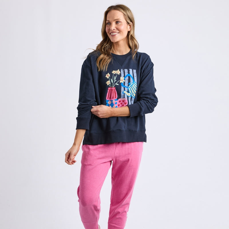 Elm | Fill Your Cup Crew - Navy
