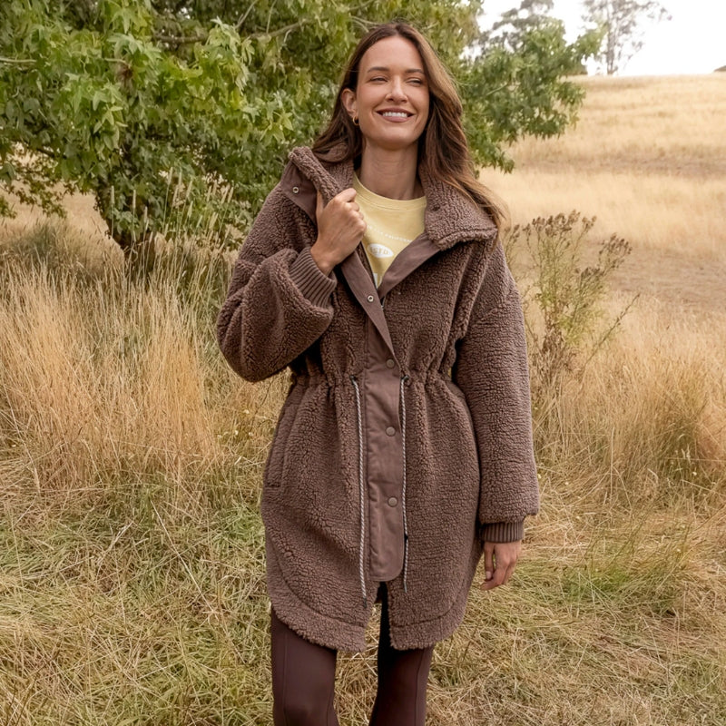 Foxwood | Bridie Oversized Jacket - Brown