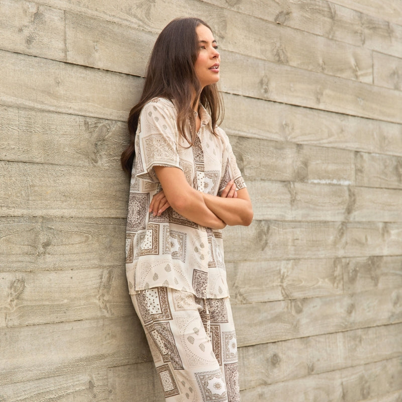 Stella + Gemma | Heidi Blouse - Tuscan Tile