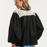 Urban Luxury | Embroidery Shirt - Black