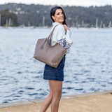 Black Caviar Designs | Cielo 3pc Handbag Tote - Mocha