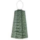Lampshade 28cm Solar Lantern - Sage Green
