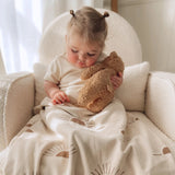 Fox & Fallow | Luxe Knitted Blanket - Suns Coffee