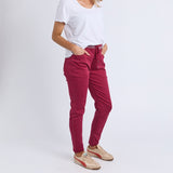 Elm | Margo Jogger - Maroon
