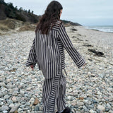 Hommey | Long Sleeve Sleep Shirt - Chocolate