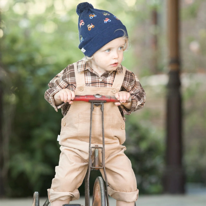 Toshi | Baby Overalls Corduroy Quincy - Driftwood