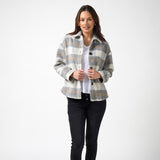 Stella + Gemma | Paige Shacket - Charcoal Check