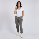 Elm | Wash Out Lounge Pant - Khaki