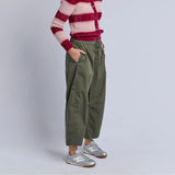 Elm | Lund Barrel Pant - Basil