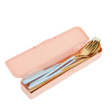 The Somewhere Co | Cutlery Kit - Gold/Blue