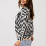 Stella + Gemma | Street Jumper - Black Stripe