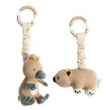 Stroller Toy 2pk - Platypus & Wombat