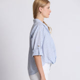 Stella + Gemma | On Repeat Blouse - Sea Stripe