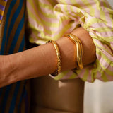 Greenwood Designs | Alana Hammered Cuff - Gold