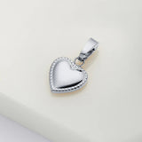 Zafino | Heart Charm - Silver