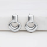 Zafino | Nova Earring - Brushed Silver