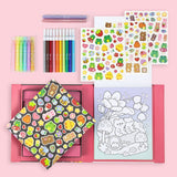 Tiger Tribe | Great Big Colouring Set - Magical Mini Worlds