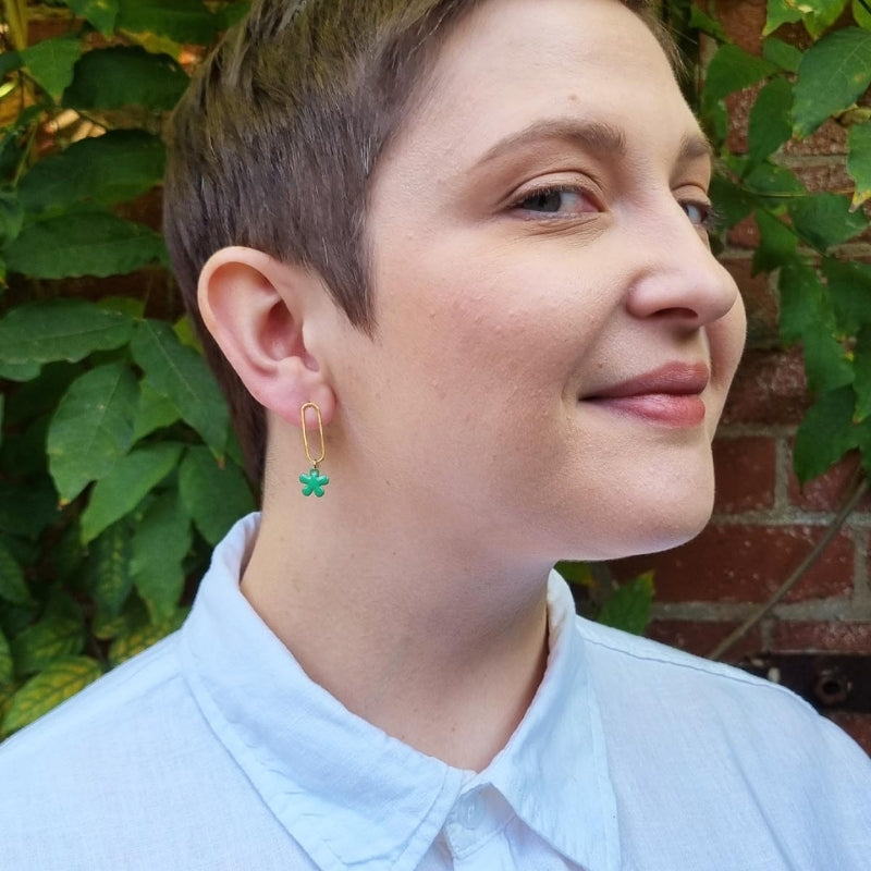 Middle Child | Buddy Earrings - Green