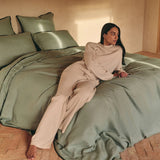 Hommey | Linen Quilt Cover - Spearmint