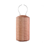 Lumiz | Cylinder 18cm Solar Lantern - Pink