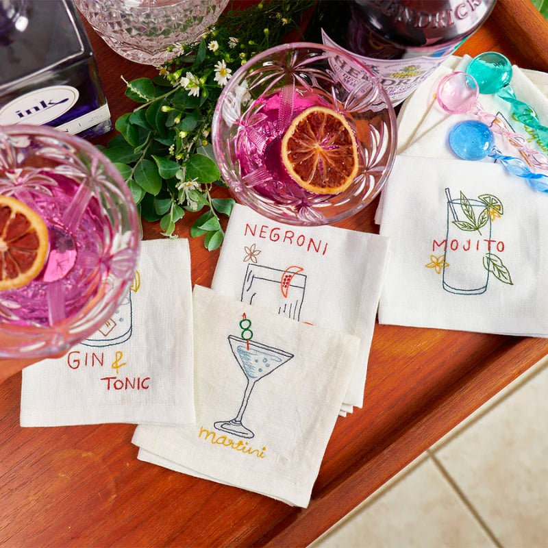 Annabel Trends | Cocktail Napkin - Gin & Tonic