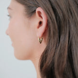 Zafino | Jess Heart Hoop - Gold