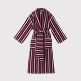 Hommey | Stripe Terry Robe - Ruby