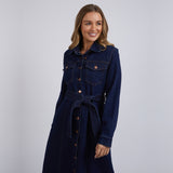 Foxwood | Genevieve Denim Dress - Dark Blue