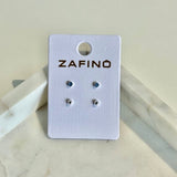 Zafino | Paige Stud Set - Blue/Silver